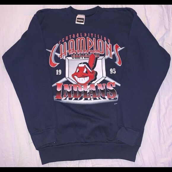 VTG RARE Chief Wahoo Cleveland Indians 95’ Crewneck - Picture 1 of 4